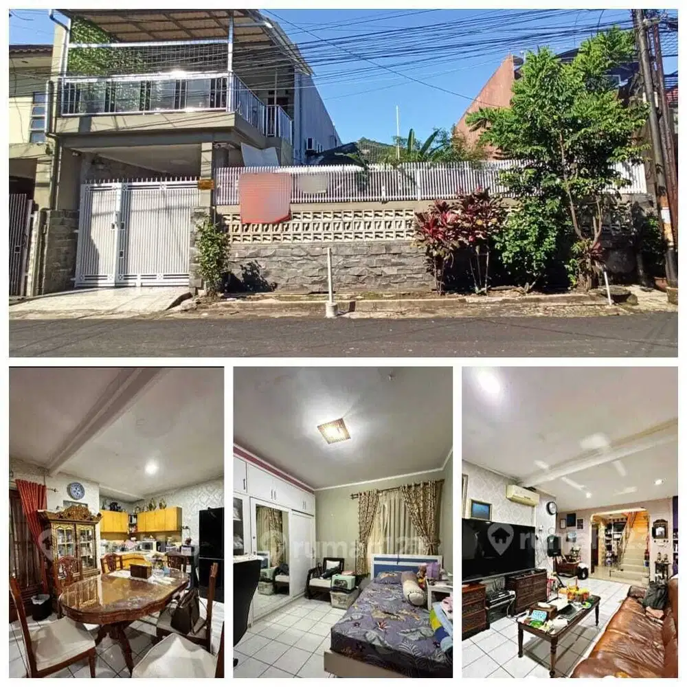 rumah 2lantai strategis lt245/210 harga 2,9m di turangga kota bandung