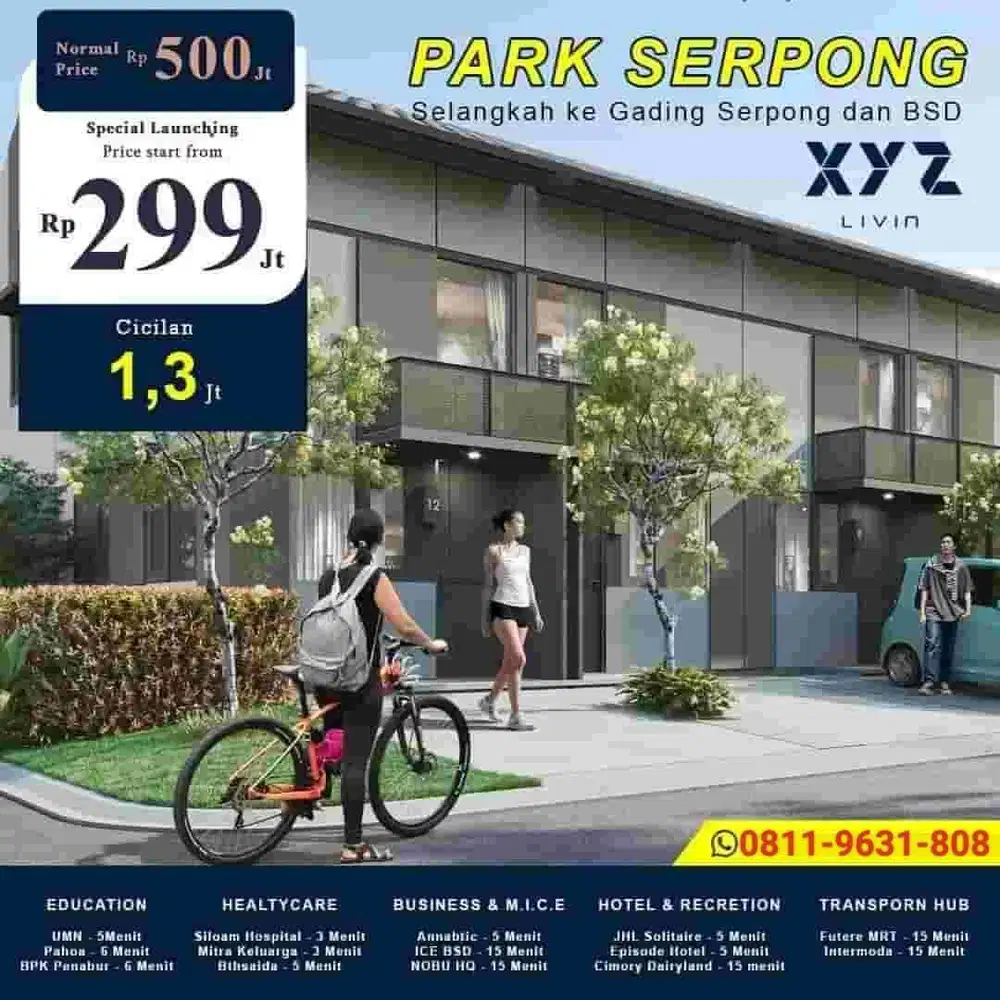 Dijual Rumah Park Serpong