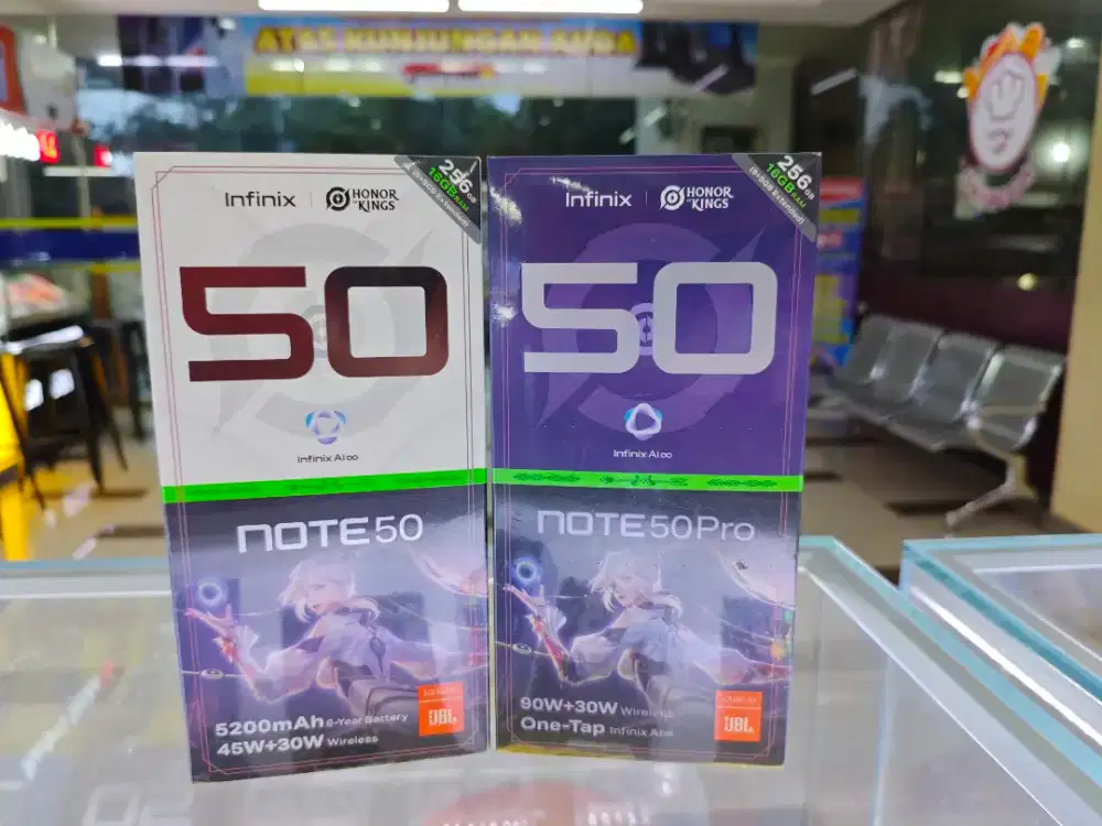 Infinix note 50 pro 8/256 layar lengkung