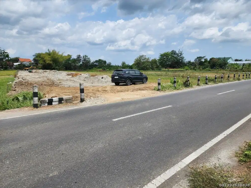 Dijual Tanah Sleman Jogja; Tepi Jalan Utama Sidokarto, Area Jalan Godean km 8, Dekat Sidoarum