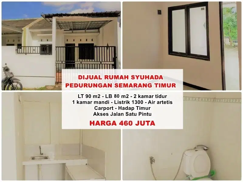 Rumah syuhada pedurungan semarang timur siap huni