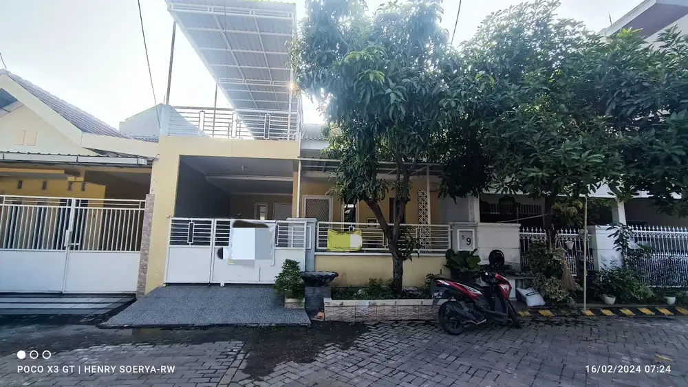 1662. Dijual / Disewa Rumah Delta Pelangi Delta Sari Waru Sidoarjo