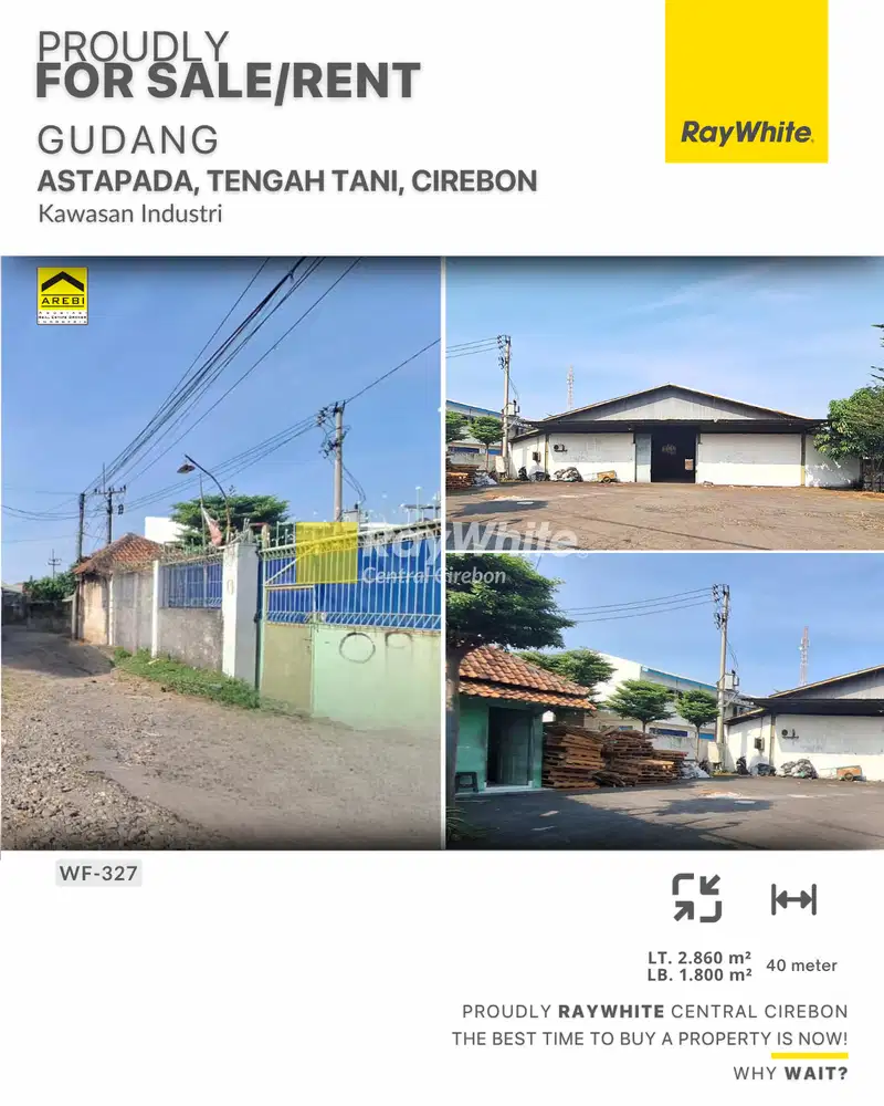 Jual dan Sewa Gudang Bagus di Kawasan Industri Tengah Tani Cirebon