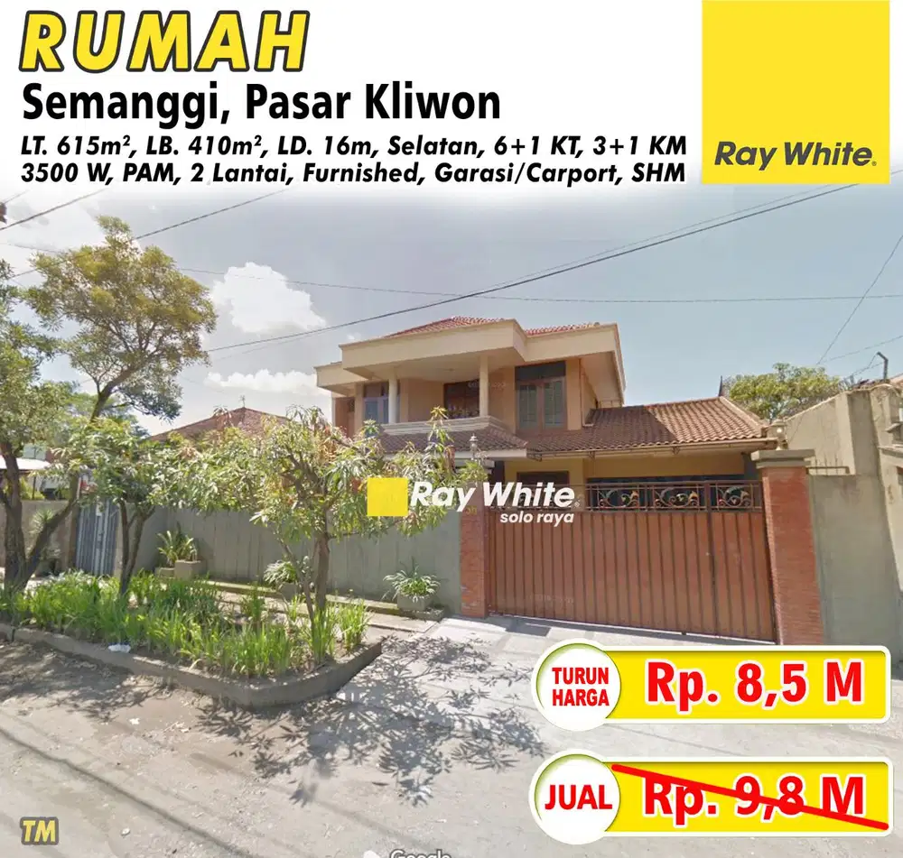 Rumah Mewah Dijual Jl Kyai Mojo Semanggi Pasarkliwon Solo