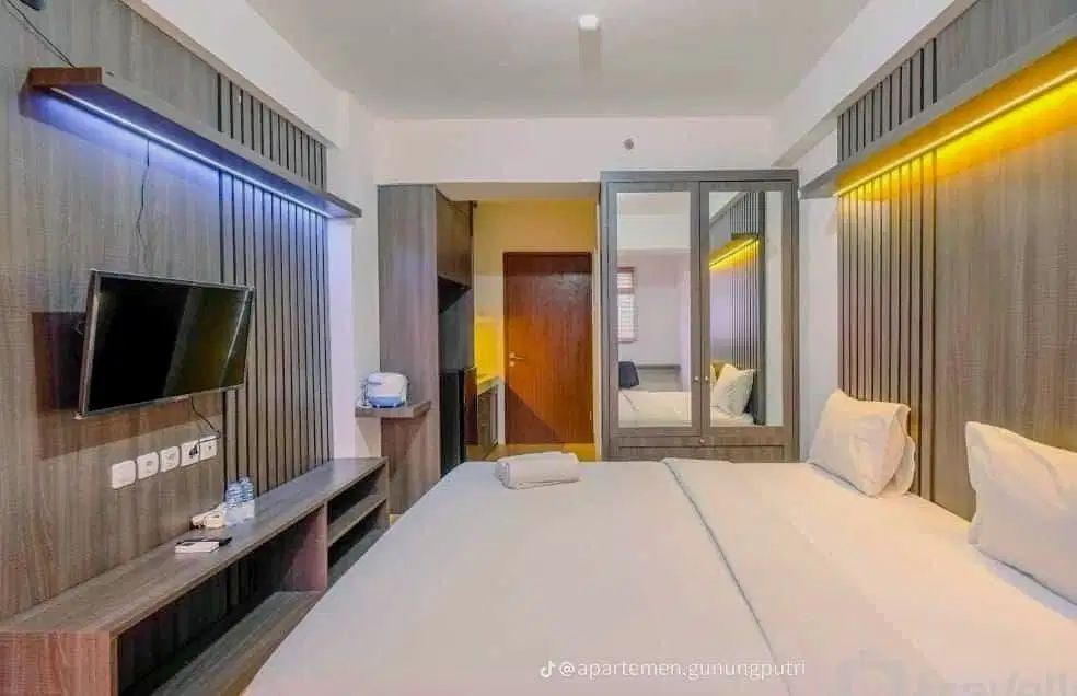 Sewa Apartemen Gunung Putri Square Bogor Harian – Studio Fully Furnish