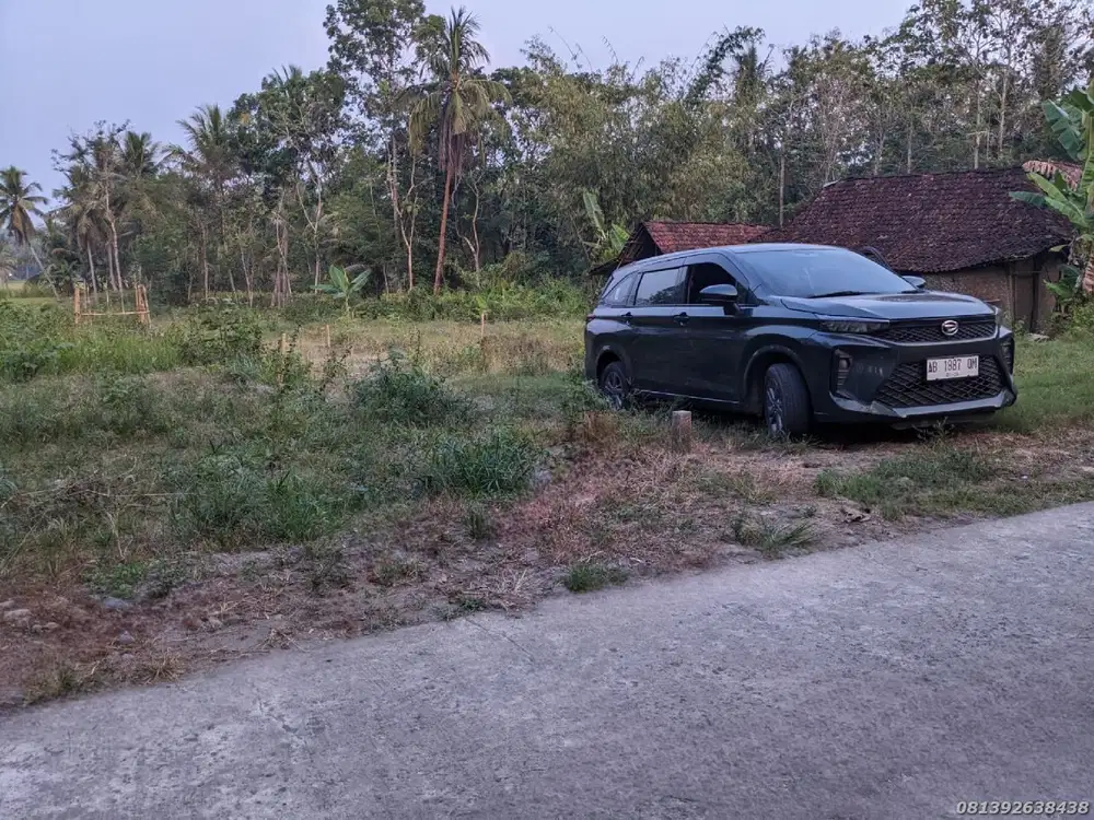 Tanah  Jogja Murah SHM Siap AJB Di Sentolo Kulon Progo Akses Jalan Bagus