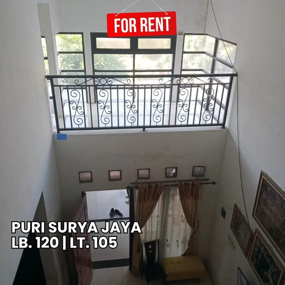 Dikontrakkan Rumah Puri Surya Jaya 4 kamar tidur