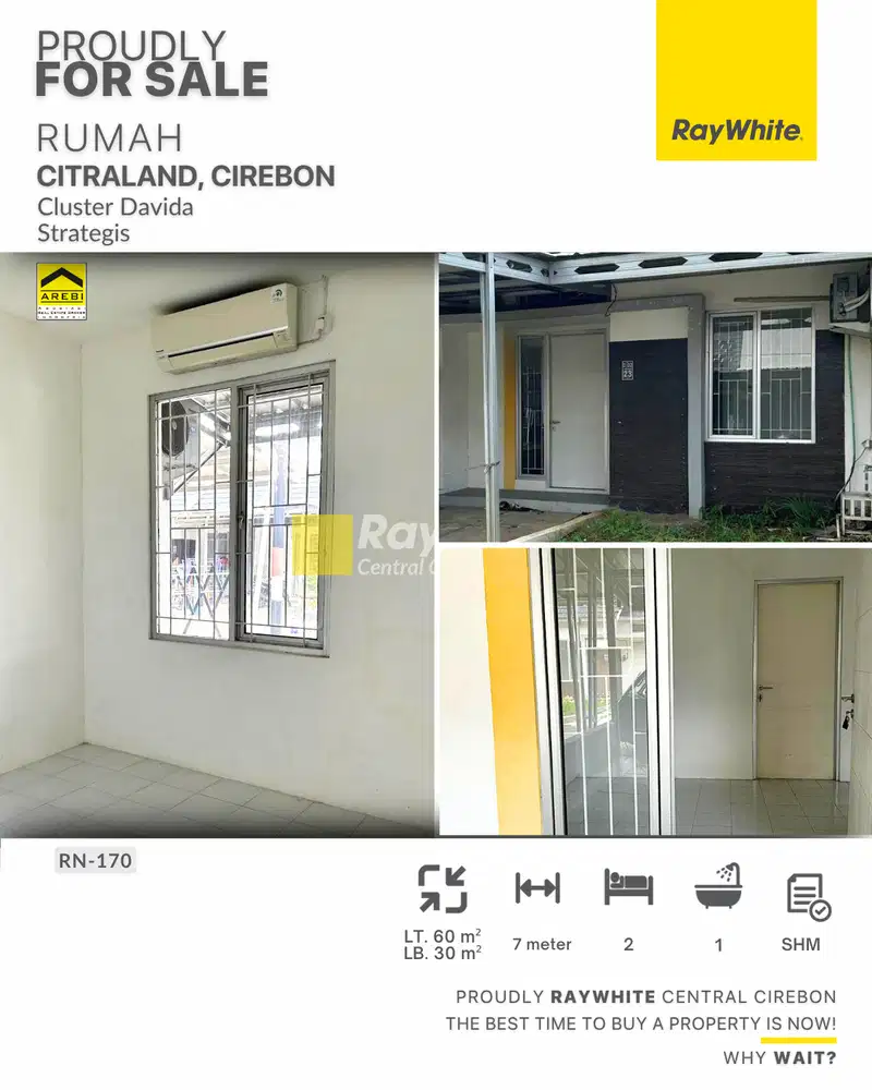Jual Rumah SHM Strategis Citraland Cluster Davida, Cirebon