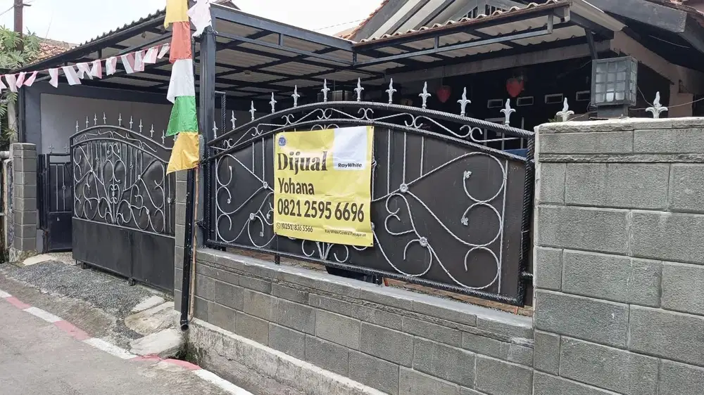 Rumah di Kota Batu Ciapus Siap Huni Renov Minor SHM Nego!!
