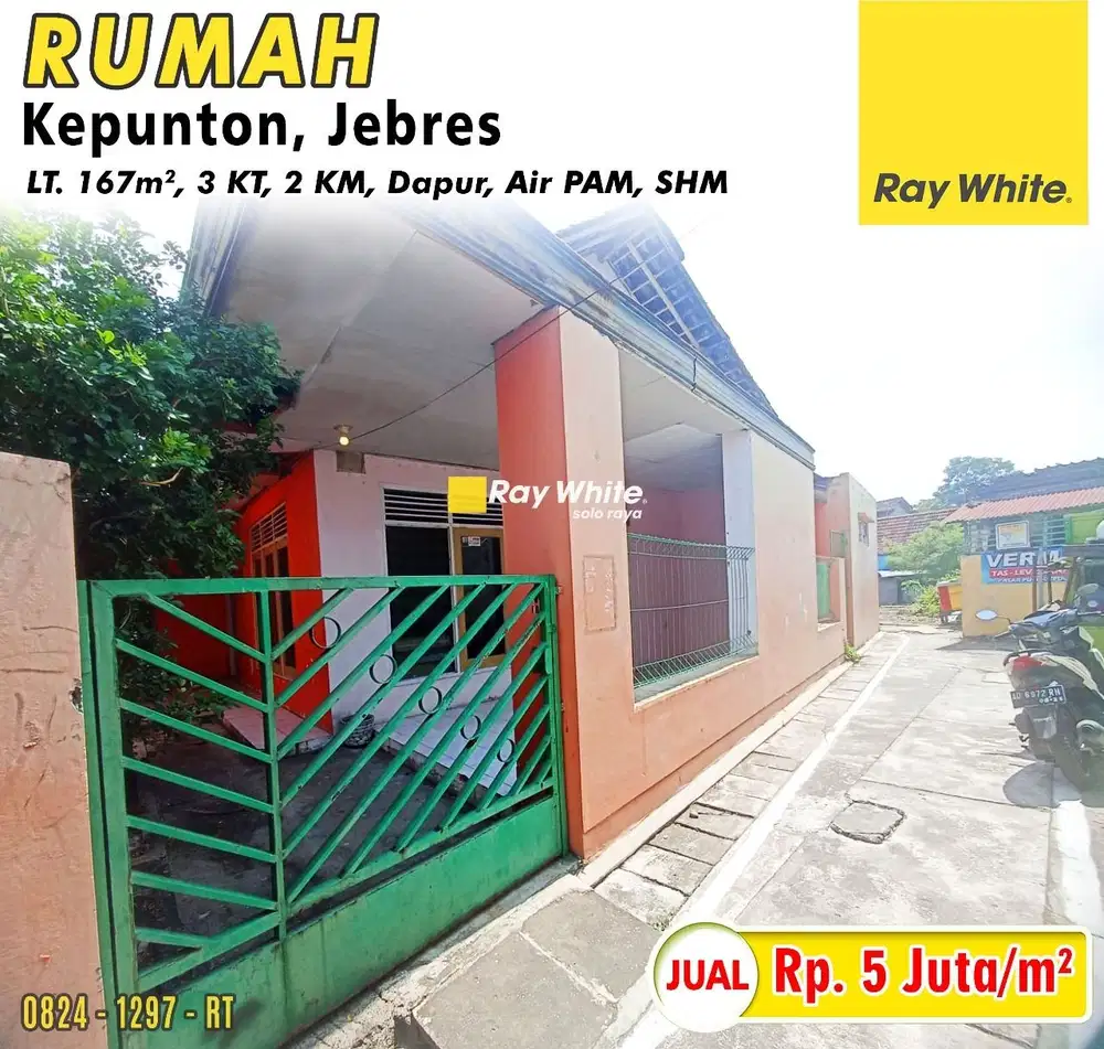 Dijual Rumah Tengah Kota di Kepunton, Jebres, Solo