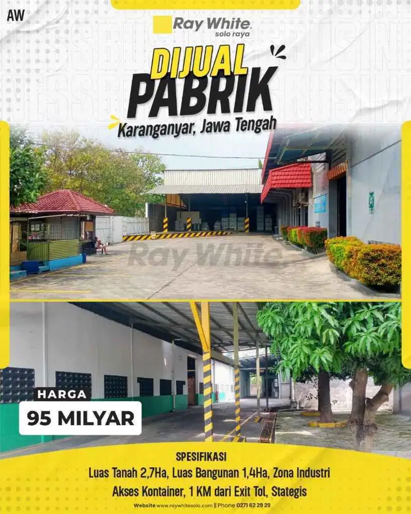 Pabrik Modern di Karanganyar, Siap Dukung Kesuksesan Bisnis Anda
