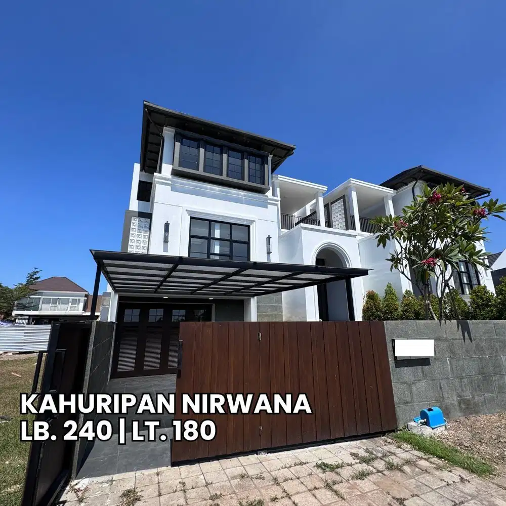 Dijual Rumah di Kahuripan Nirwana Sidoarjo Jl Boulevard