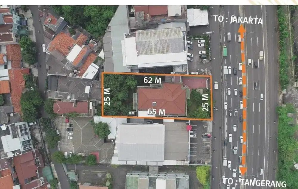 Tanah & bangunan siap pakai di Arjuna Utara,Grogol,selangkah ke MALL2.