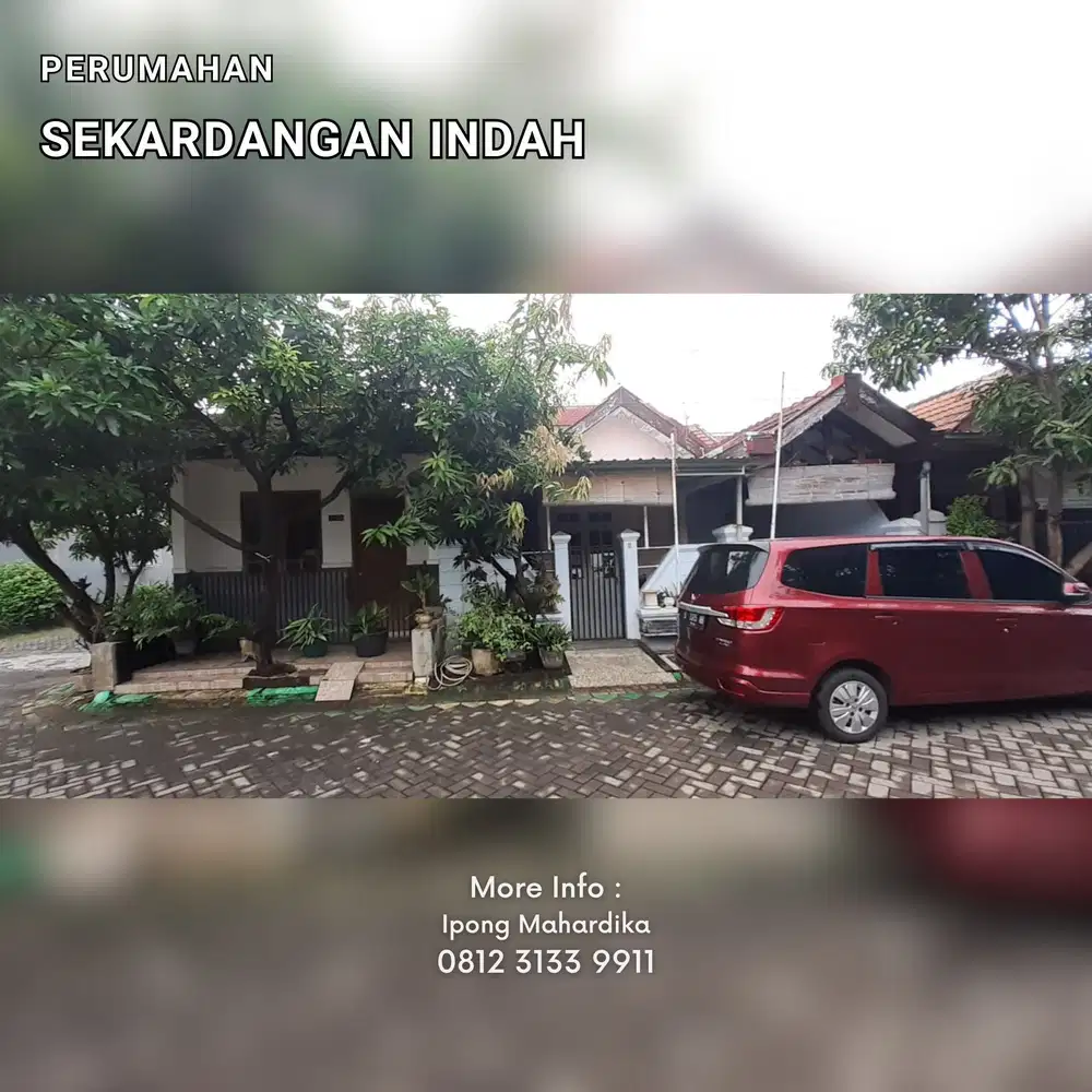 Rumah Sidoarjo Pojok Siap Huni di Perum Sekardangan Indah