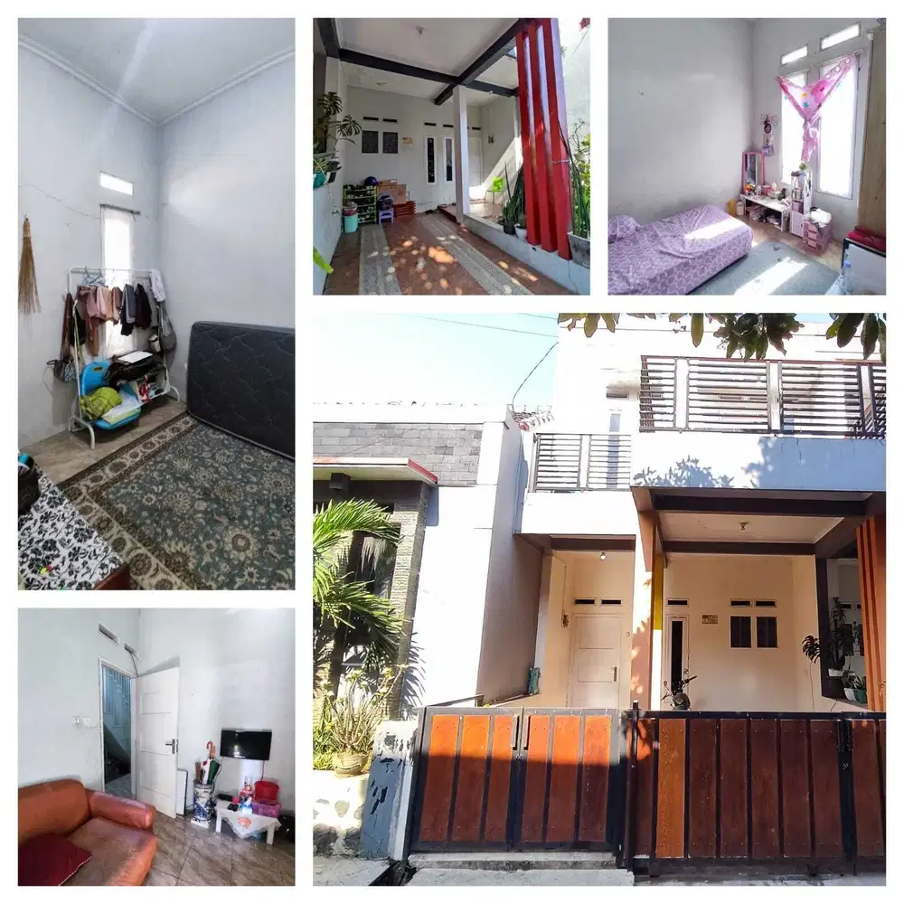 Rumah 2 lantai minimalis masuk kota madya Bandung harga 480jt nego
