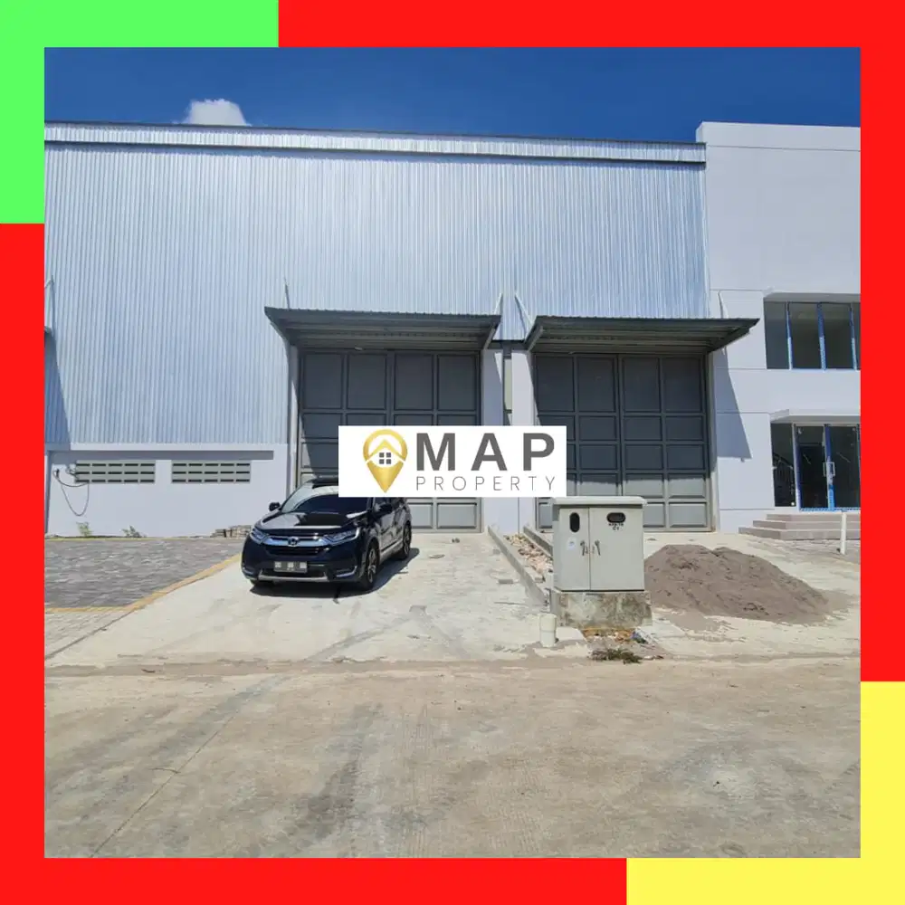 Gudang dengan kantor siap pakai untuk Distributor Logistic investasi