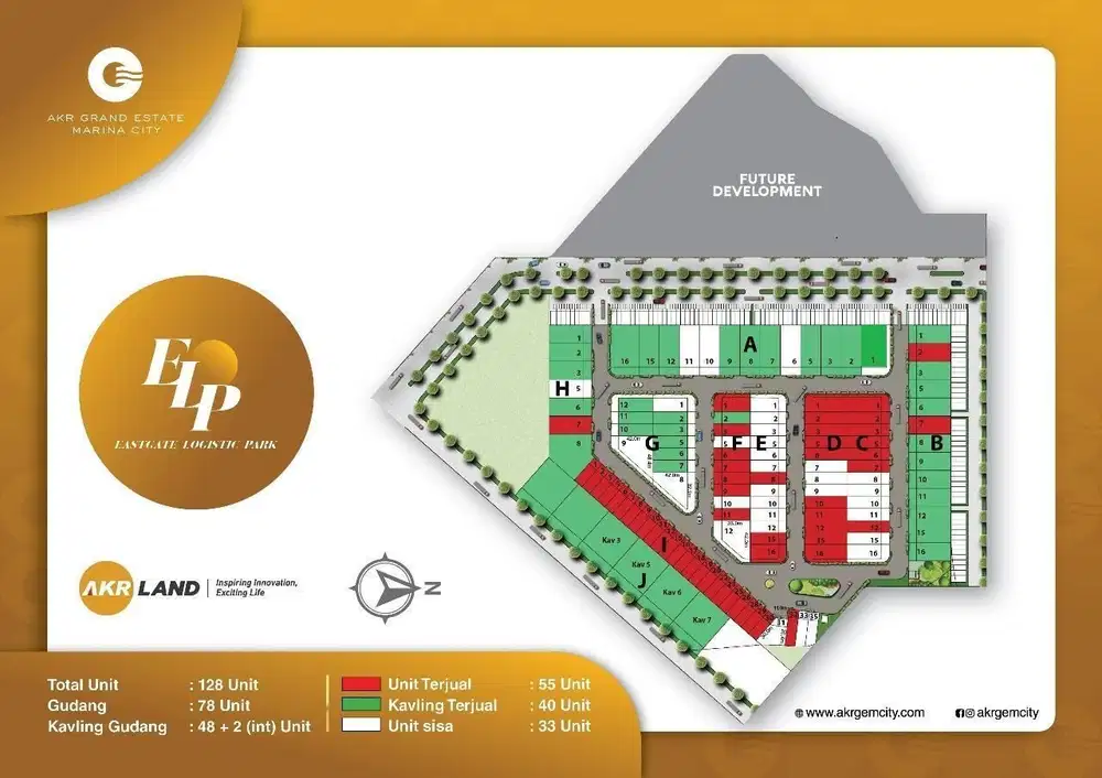 Dijual Pom AKR Land Eastgate Strategis Siap Pakai