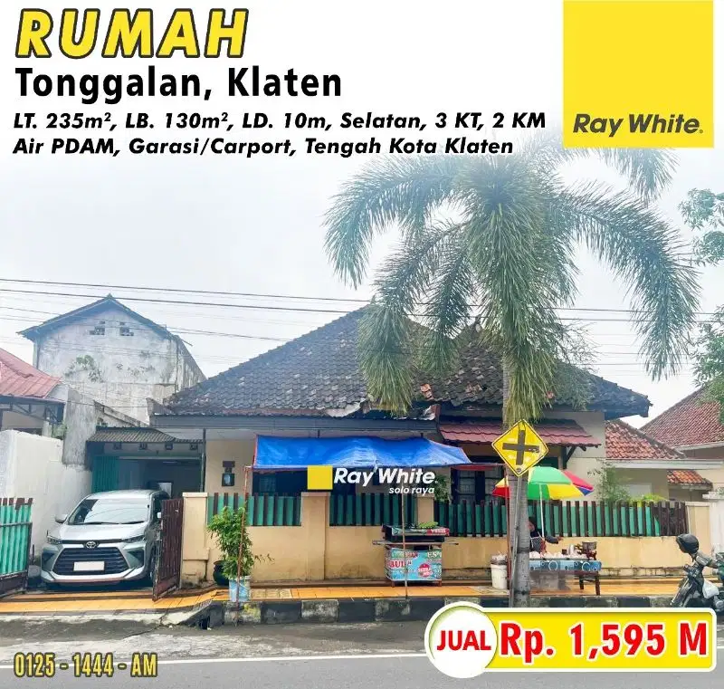 Dijual Rumah Murah Siap Huni Lokasi Tengah Kota Klaten Dekat stasiun