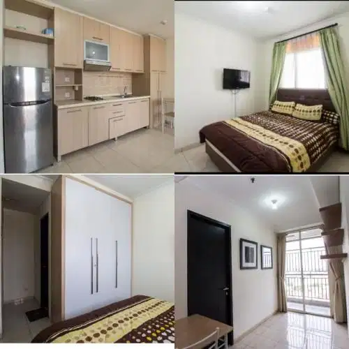 Sewa cicil Apartemen Gardenia Boulevard  2BR 55m2  Lt5 FF Lux Bs Pilih
