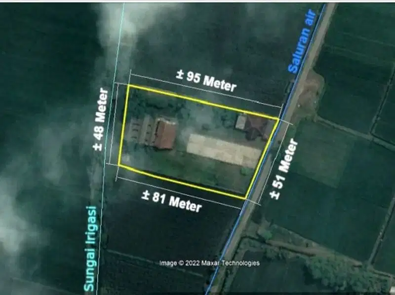 Bekas Fasilitas Pertanian di Jogoroto, Jombang 4.580m