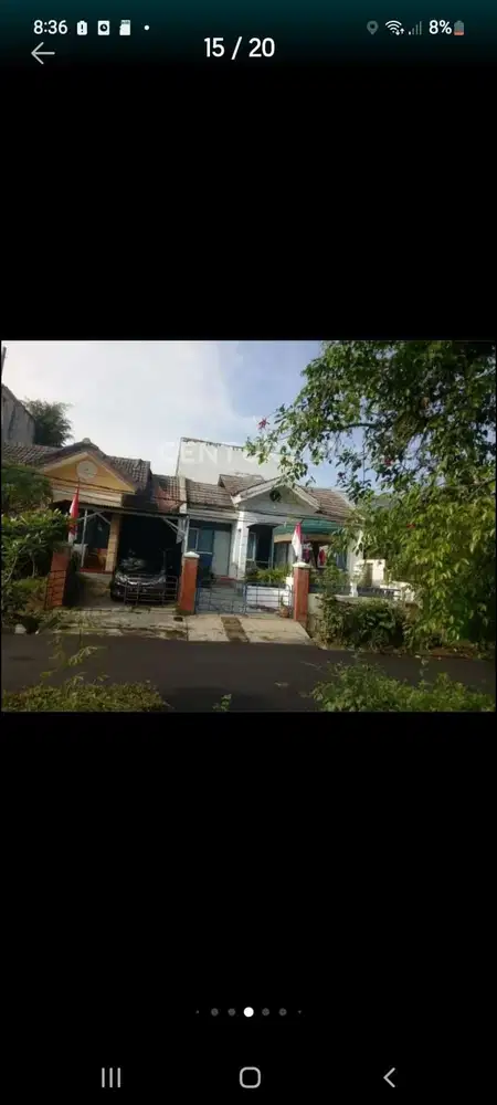 Rumah Bu Bogor Raya Permai Blok Fc Dkt Cimanggu , Yasmin , Sentul