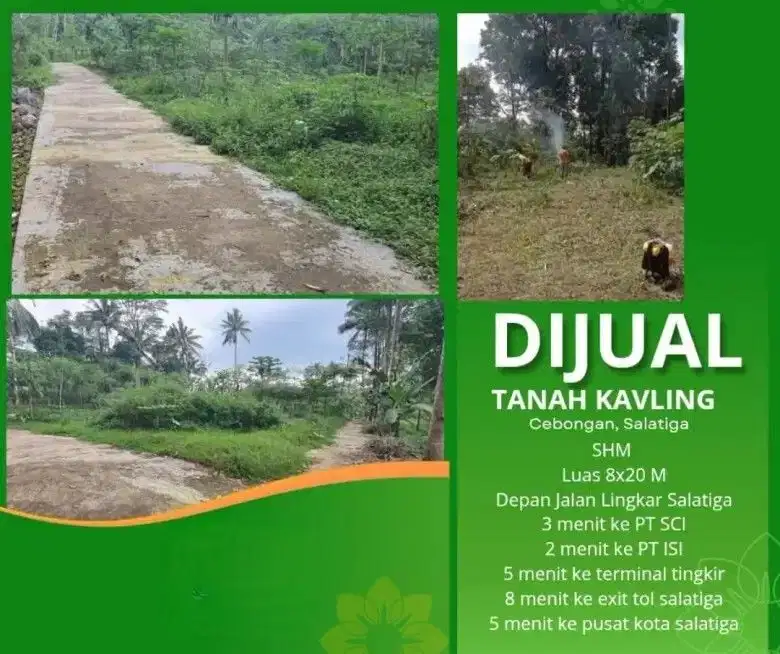 Dijual Cepat Tanah Kavling Lokasi Strategis Dekat JLS Salatiga