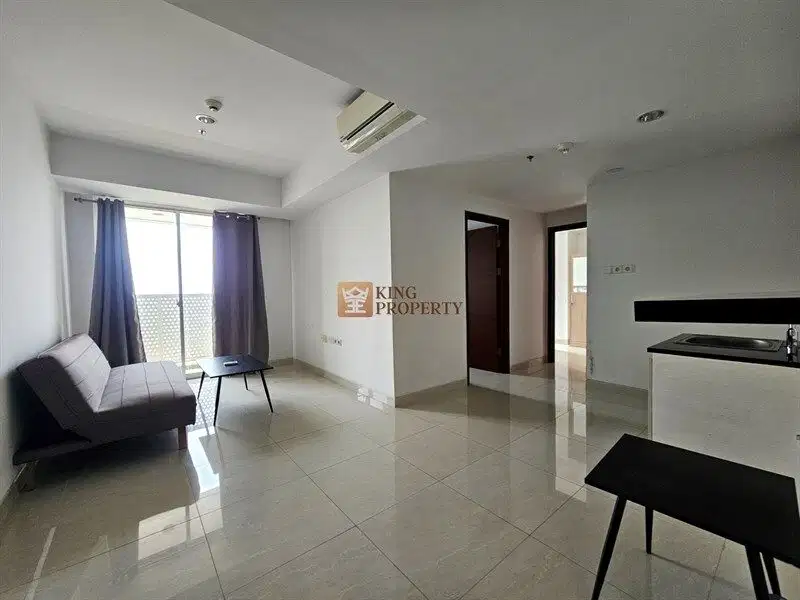Strategis Jual 2BR Semifurnished Akses Kolam Renang, Gym, Jacuzzi Dekat Mall Puri Indah, Stasiun, Pintu tol Apartemen West Vista