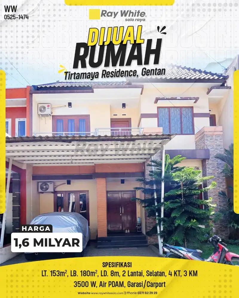 Rumah Tirtamaya Residence, Gentan Perumahan Elite Full Perabot