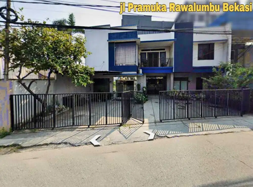 Dijual cepat Tanah bangunan jl Raya Pramuka Rawalumbu Bekasi