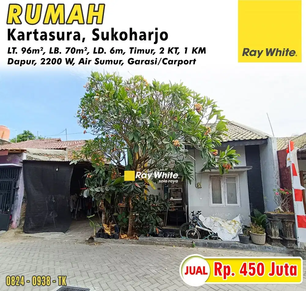 Dijual Rumah Kartasura, Sukoharjo