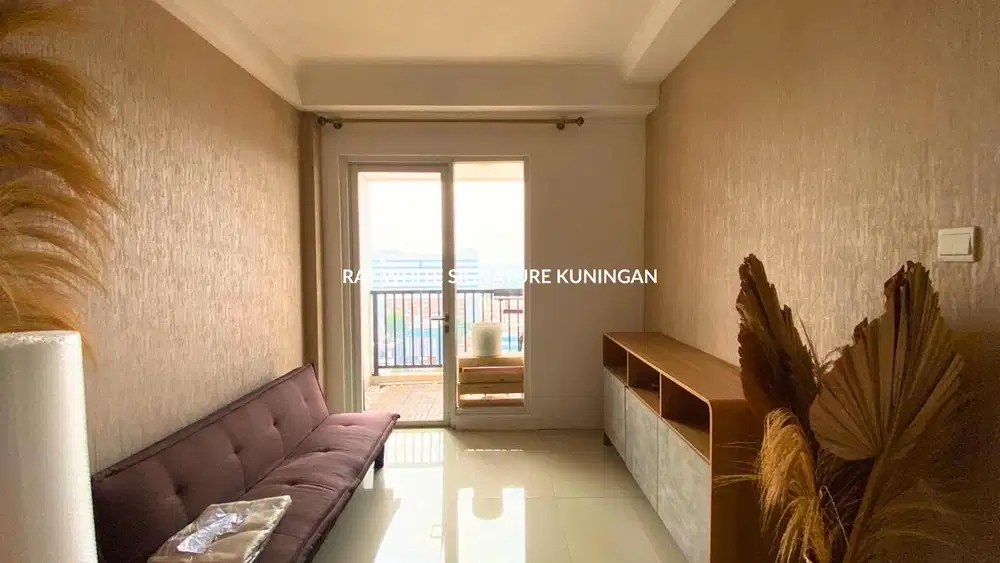 Apartemen Signature Park Grande 2 BR Mid-floor di Jl MT Haryono