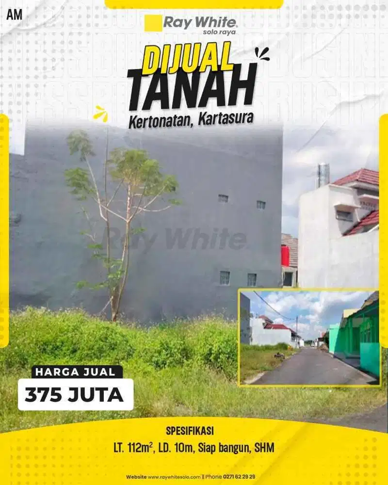 Tanah Siap Bangun di Kertonatan, Kartasura! Lokasi Strategis!