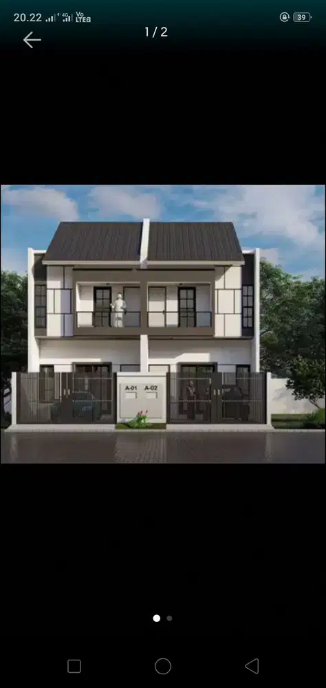 Rumah baru 2 lantai m.Upa dkt kampus UNM UNISMUH