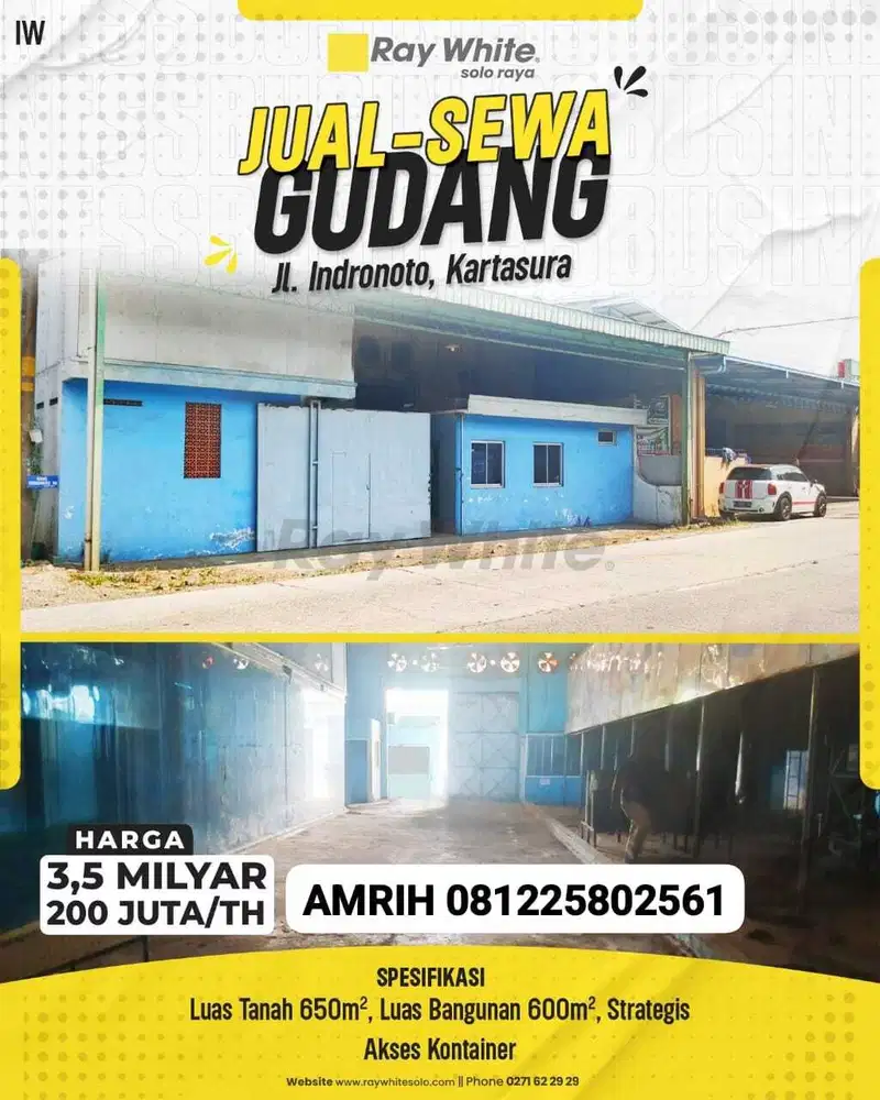 Jual Gudang Strategi di Kartasura, Akses Kontainer