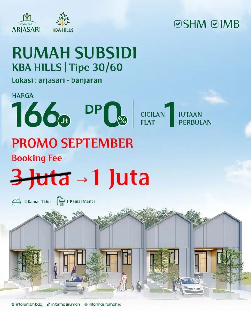 RUMAH SUBSIDI KOTA BARU ARJASARI HILLS