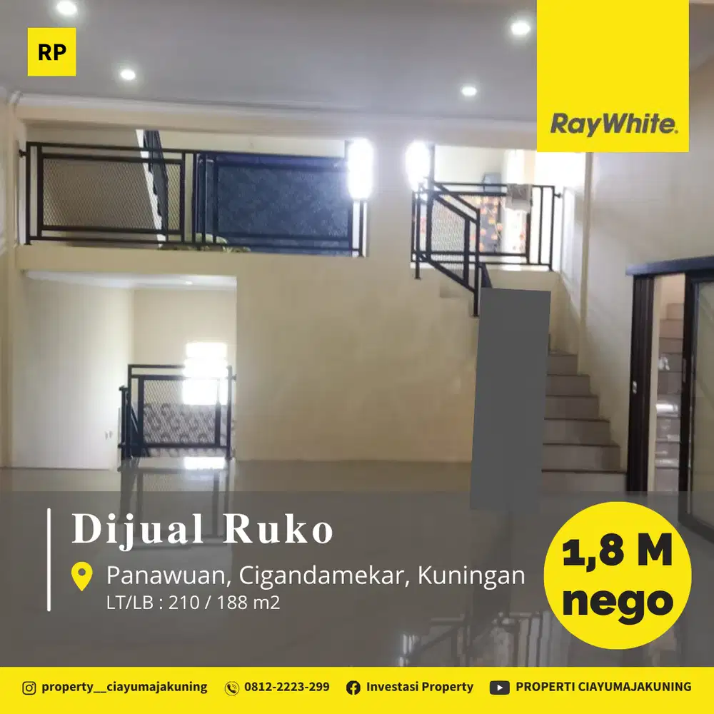 Dijual Ruko 2 Lantai di Panawuan Kuningan