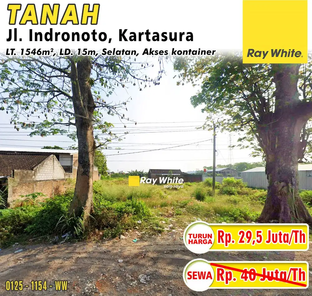 Disewakan Tanah Datar Siap Bangun Di Kartasura Kawasan Industri