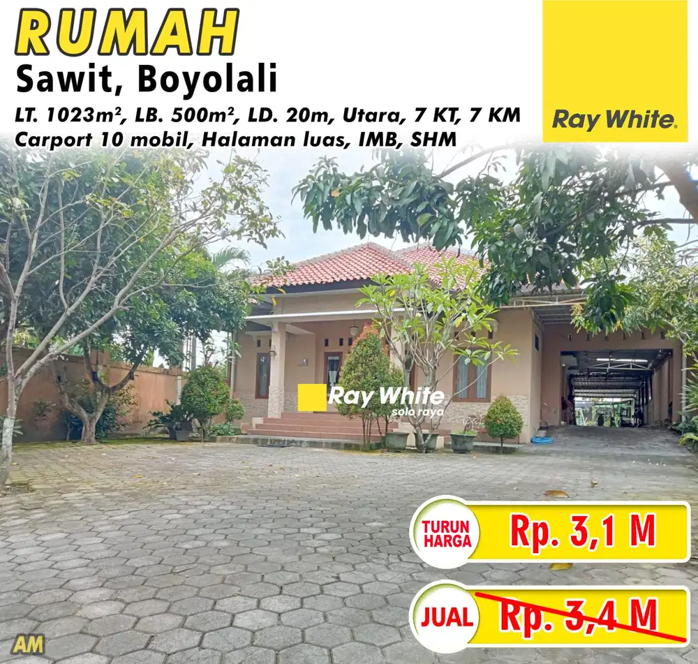 Dijual Rumah Exclusive di Sawit, Boyolali