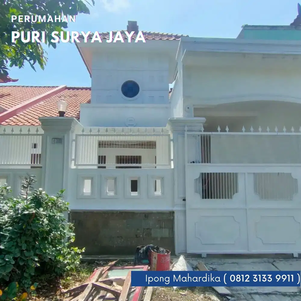 Dijual Rumah Sidoarjo di Puri Surya Jaya Jalan Boulevard Gedangan