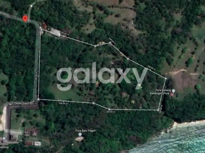 TANAH PANTAI GREEN BOWL BALI CLIF UNGASAN BADUNG, BALI