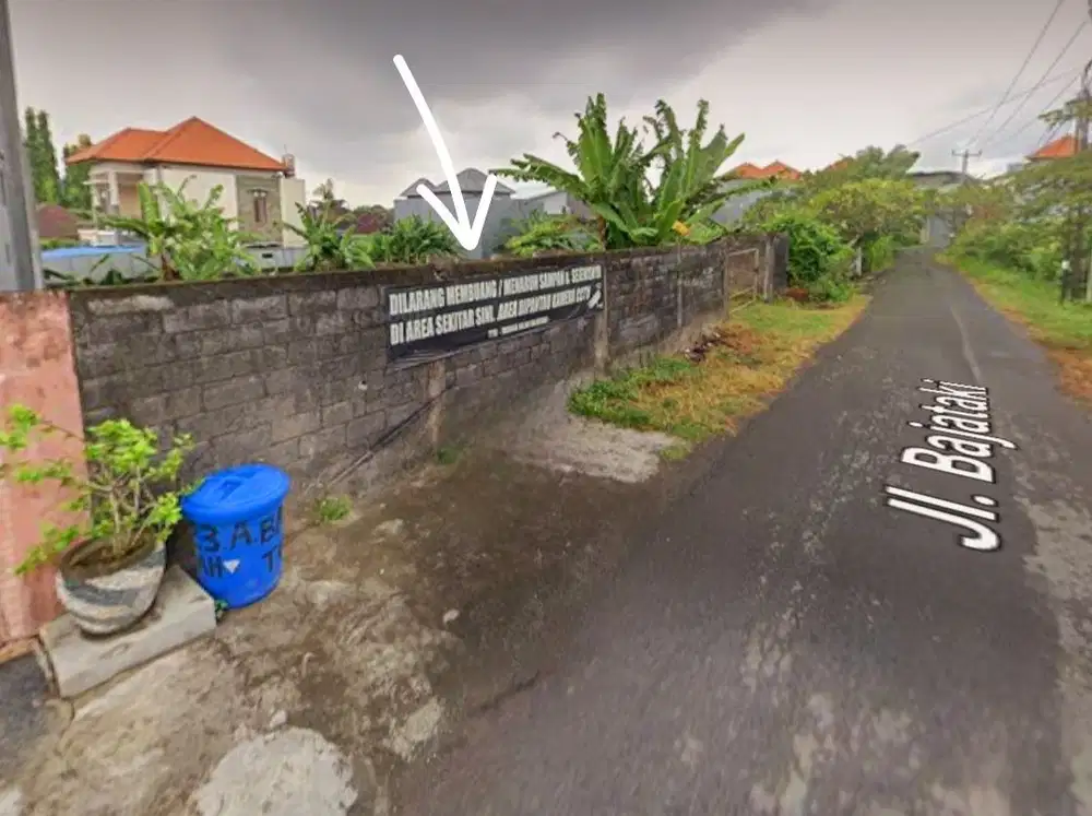 Tanah strategis zona pemukiman Bajataki Denpasar Bali
