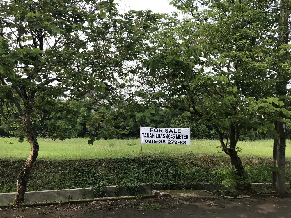 Jual Murah : Tanah Strategis seluas 4645 meter di BUKIT CINERE INDAH