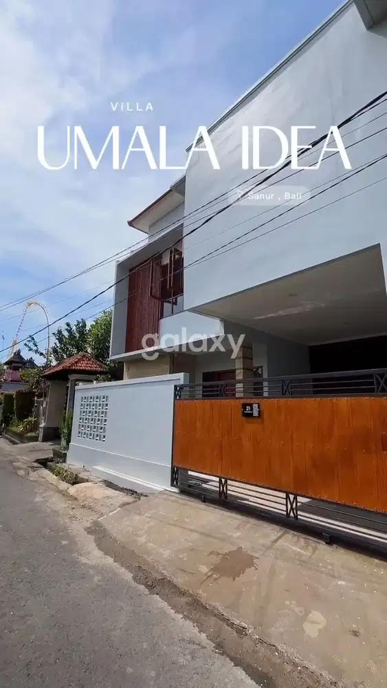 VILLA BARU READY SANUR FREE PAJAK BIAYA NOTARIS