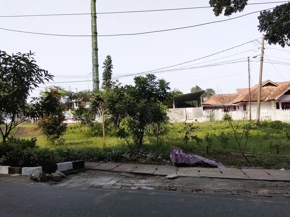 tanah pinggir jalan 100m shm pondok Ranggon cipayung jakarta timur
