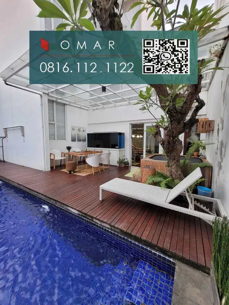 Turun harga Swimming pool kebayoran bintaro luas 290 sektor 9