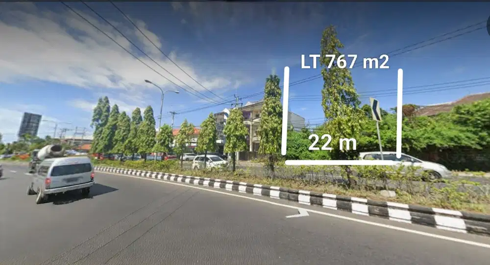 Tanah komersil Raya Bypass Ngurah Rai Pedungan Denpasar Bali