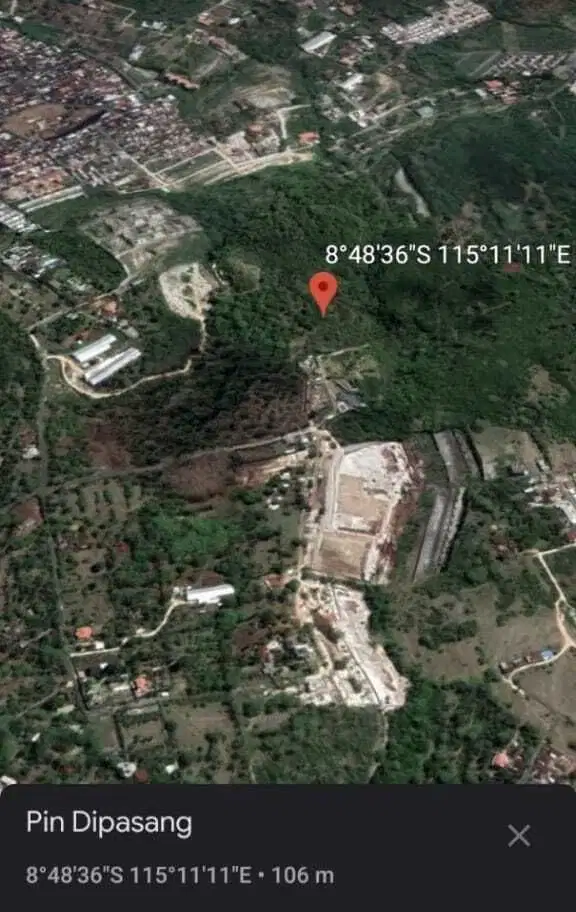 Tanah view Toll Dan Bandara goa sakenen goa gong kutuh bali