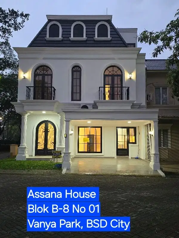 Dijual Rumah Baru Mewah American Classic, semi furnished di Vanya Park