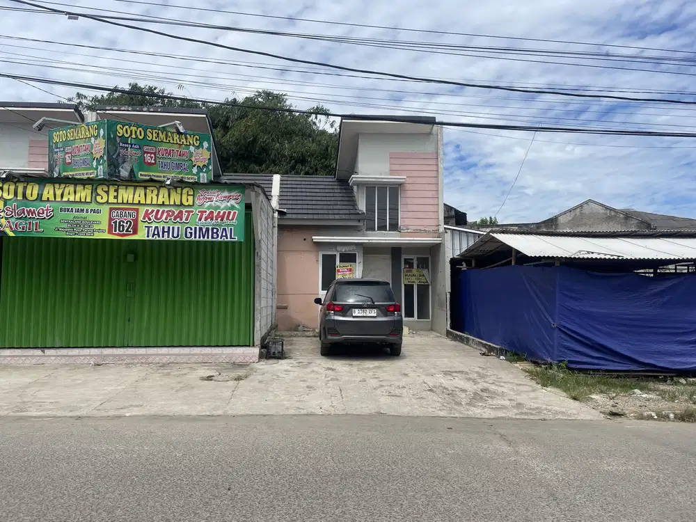 Jual BU Rumah tinggal dan usaha pinggir jalan sentraland boulevard