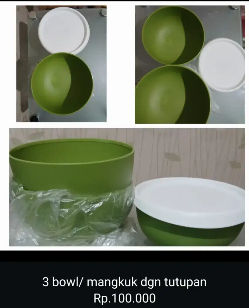 Dijual tupperware murah